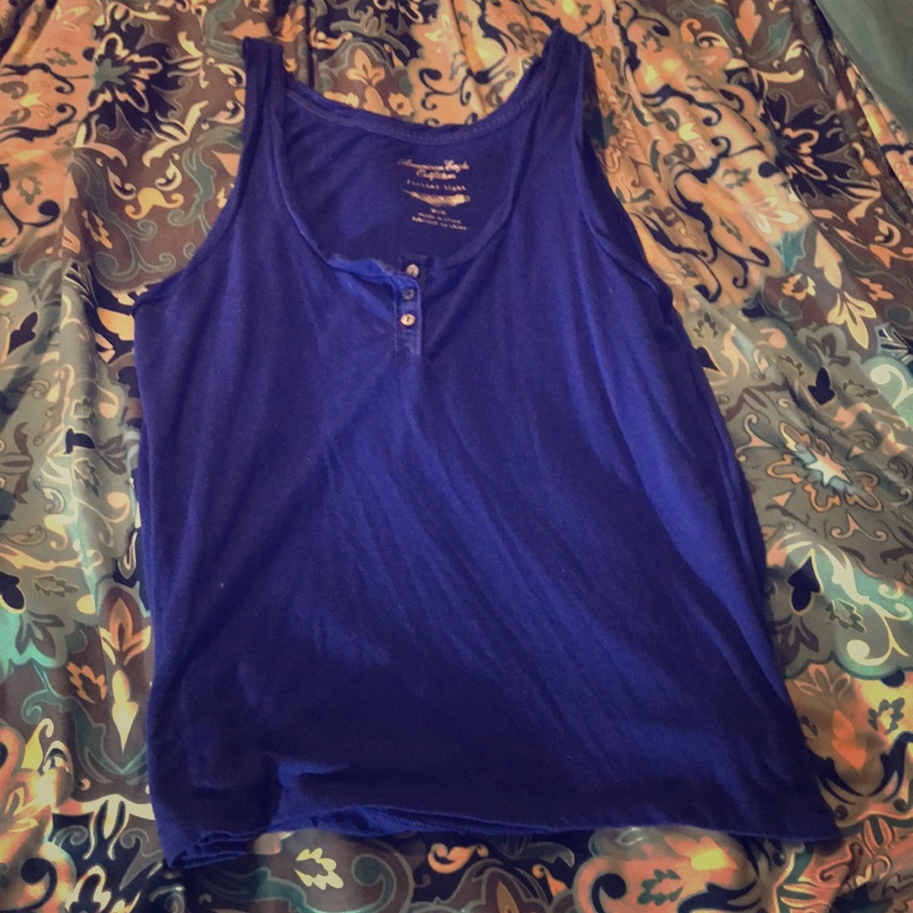 Blue. American Eagle Outfitters tank top